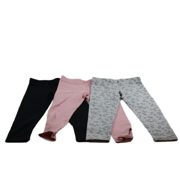 Simple Joys Set of 3 Girls Pull On Stretch Leggings Size 6 029 - Picture 2 of 4